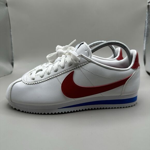 Nike Classic Cortez White Red Blue 807471-103 “Forrest Gump” Women's Size 9 US - Picture 2 of 10